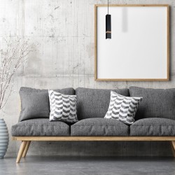 Lámpara colgante VIDAR BLACK 1xGU10