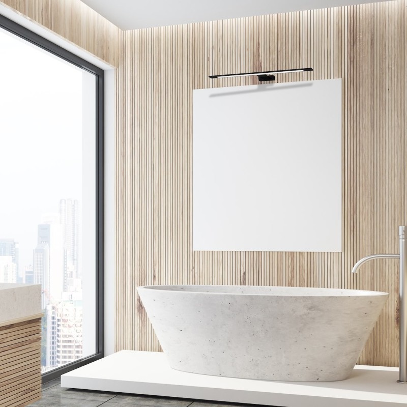 Aplique de pared SHINE BLACK 60cm 12W LED