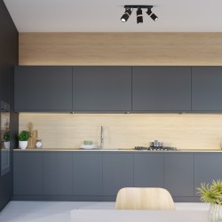 Стельова лампа VIDAR BLACK 3xGU10