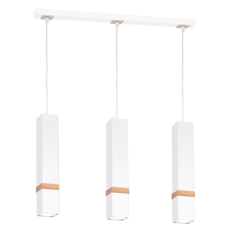 VIDAR WHITE Hanging Lamp 3xGU10