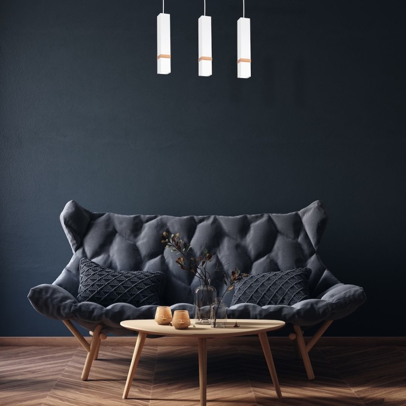 Підвісний світильник VIDAR WHITE 3xGU10