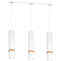 VIDAR WHITE Hanging Lamp 3xGU10