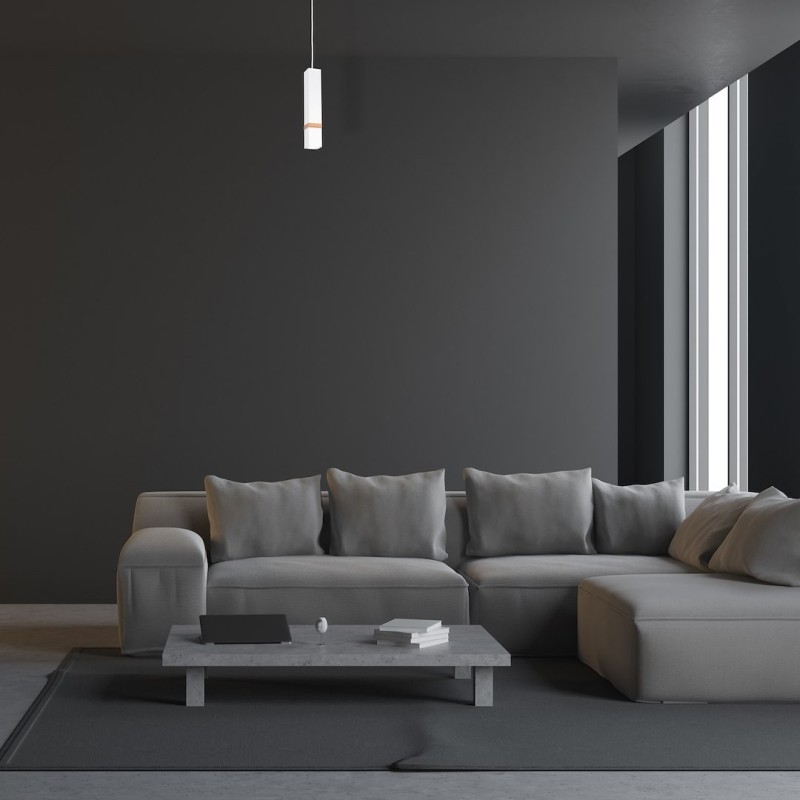 VIDAR WHITE Hanging Lamp 1xGU10