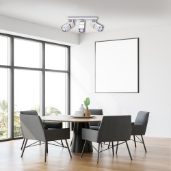 Lampa sufitowa Vidar 3xGU10 Biały