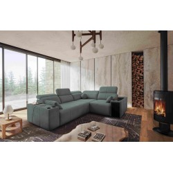 Milano II Corner Sofa with Sleeping Function – Weave, Verita 88 Verita 09
