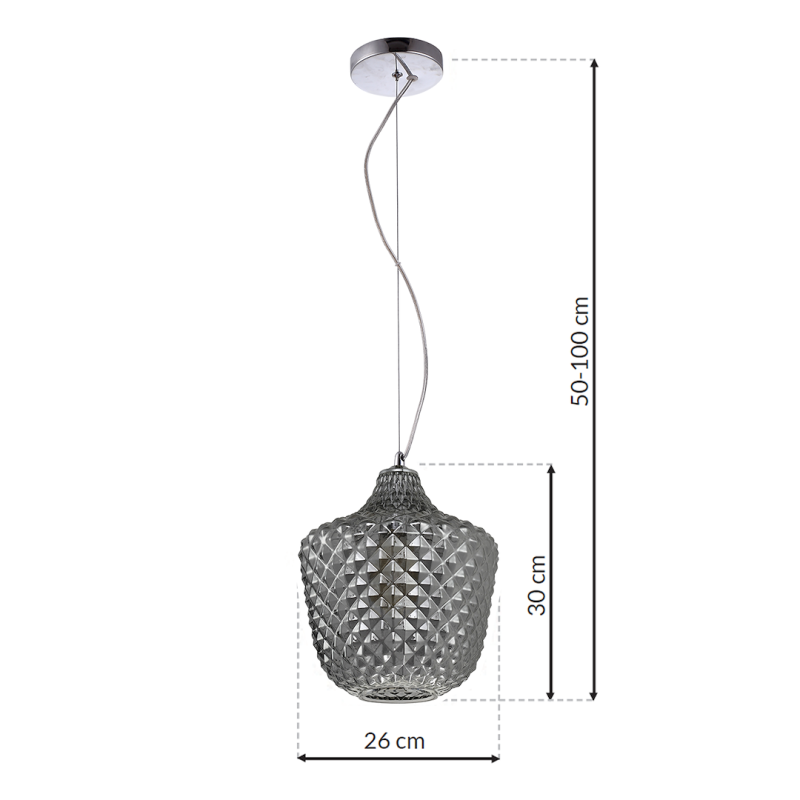 ORLANDO Pendant Lamp 1xE27
