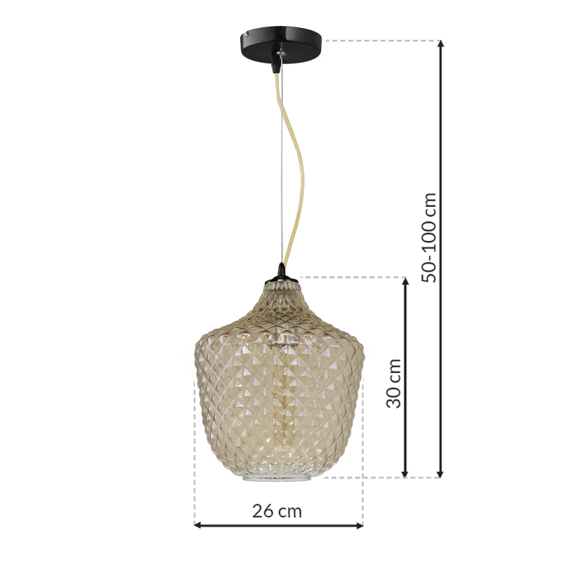 ORLANDO Pendant Lamp 1xE27