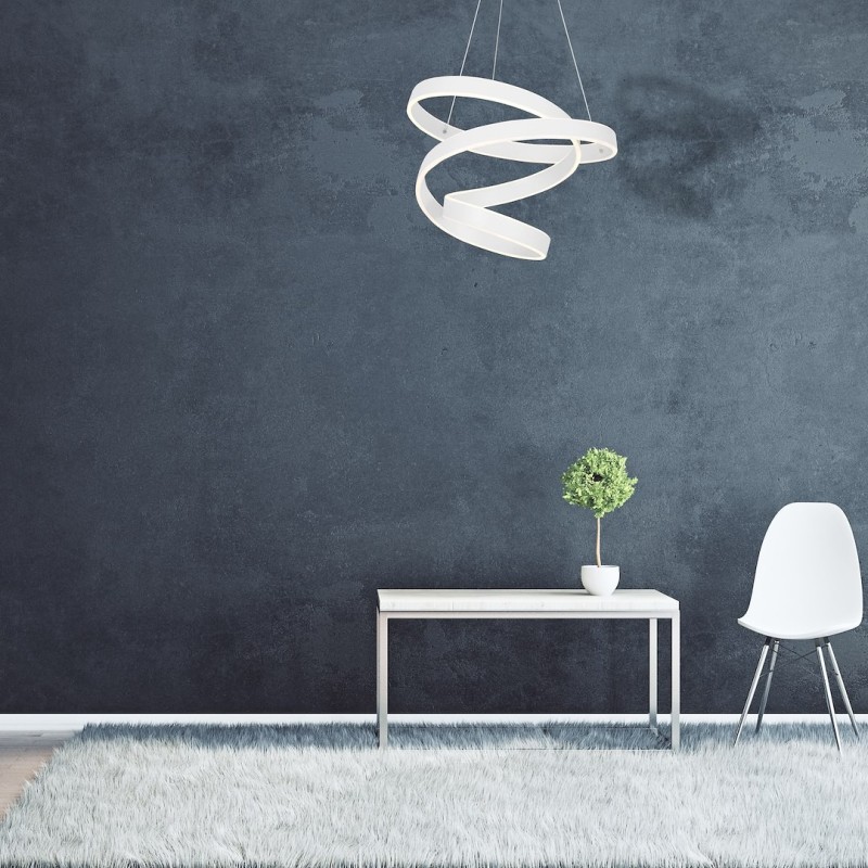 Hängeleuchte ANDROMEDA WHITE 100W LED