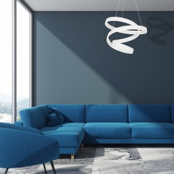 Hängeleuchte ANDROMEDA WHITE 100W LED