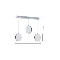 LIRA 27W LED pendant lamp