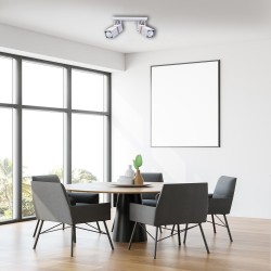 Lámpara de techo Vidar 2xGU10 Blanco