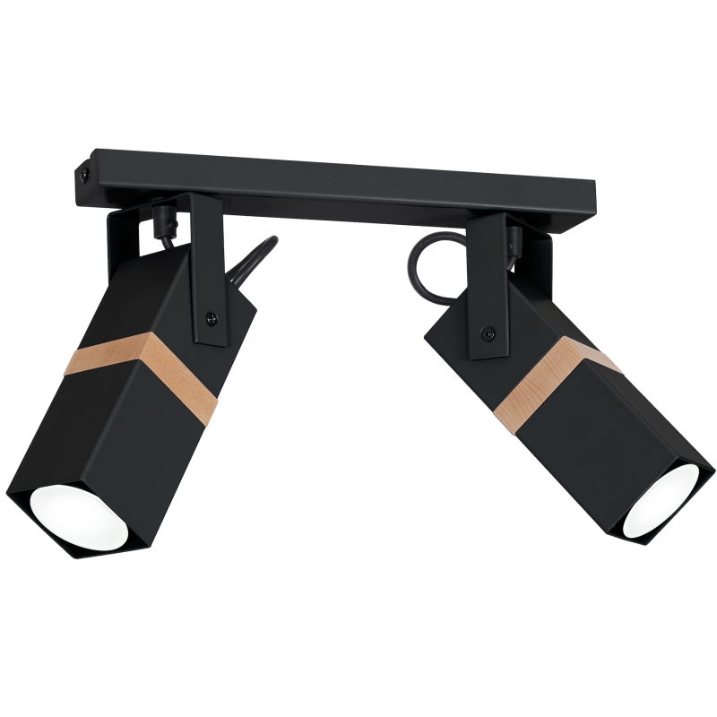 Стельова лампа VIDAR BLACK 2xGU10