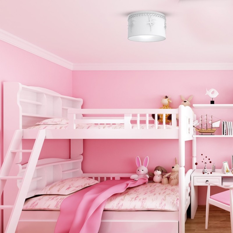 Стельова лампа Балерина 1xE27 Білий