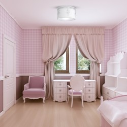 Ballerina Ceiling Lamp 1xE27 White