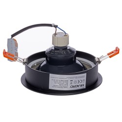 Empotrable Redondo Negro 1xAR111 GU10