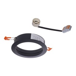 Redondo Black Recessed Fixture 1xAR111 GU10