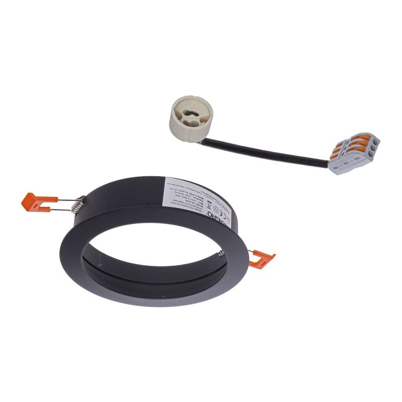 Redondo Black Recessed Fixture 1xAR111 GU10