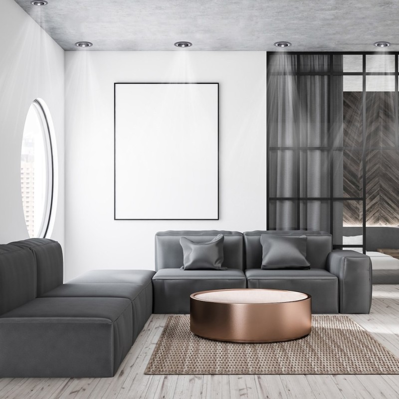 Вбудований світильник Redondo Чорний 1xAR111 GU10