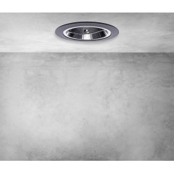 Redondo Black Recessed Fixture 1xAR111 GU10