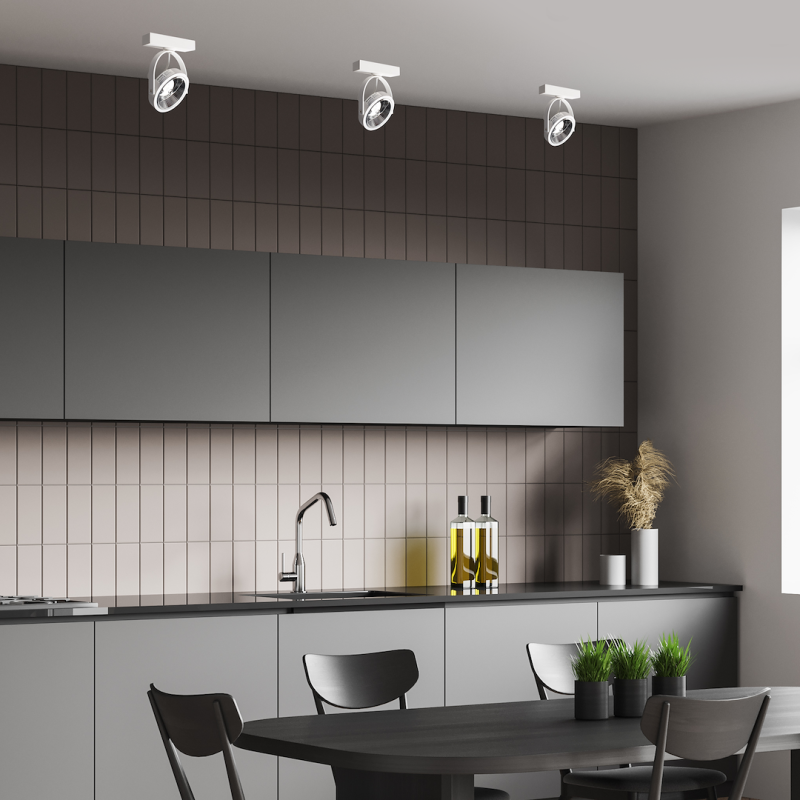 Lugar White Surface-Mounted Fixture 1xAR111 GU10