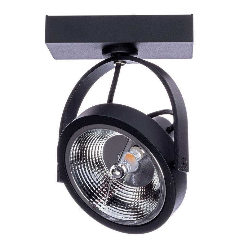 Lugar Black surface-mounted fixture 1xAR111 GU10
