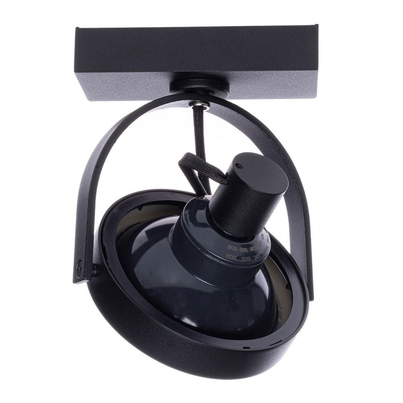 Lugar Black surface-mounted fixture 1xAR111 GU10