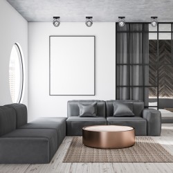 Oprawa natynkowa Lugar Czarny 1xAR111 GU10