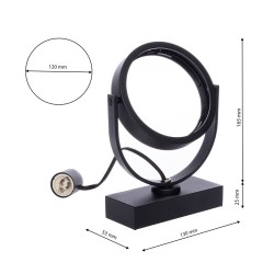 Lámpara de superficie Lugar Negra 1xAR111 GU10