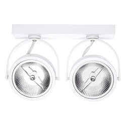 Surface-mounted fixture Lugar White 2xAR111 GU10