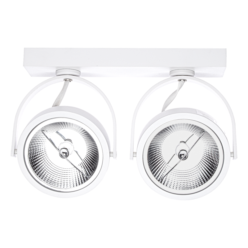 Surface-mounted fixture Lugar White 2xAR111 GU10