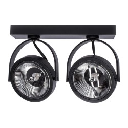 Luminaria de superficie Lugar Negro 2xAR111 GU10