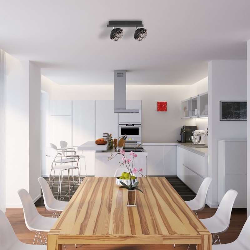 LOGAN Ceiling Lamp 2xE14