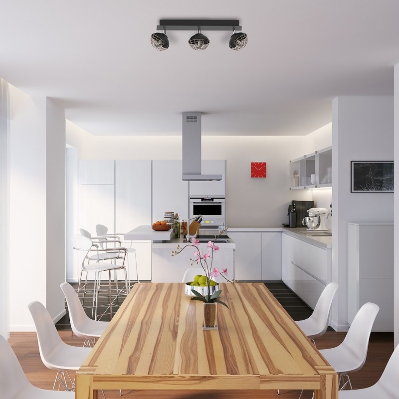 LOGAN Ceiling Lamp 3xE14