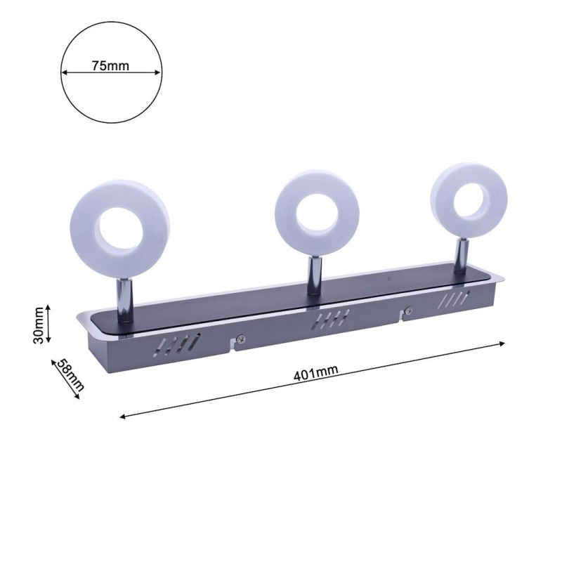 Deckenleuchte SOLE 15W LED