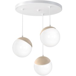 SFERA WOOD Hanging Lamp 3xE14