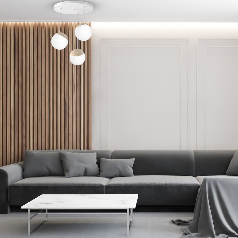 SFERA WOOD Hanging Lamp 3xE14