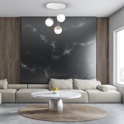 SFERA WOOD Hanging Lamp 3xE14