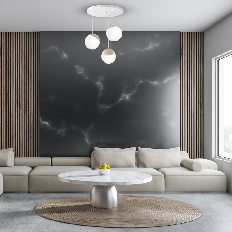 Підвісна лампа SFERA WOOD 3xE14