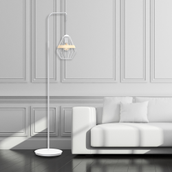 Stehlampe Cliff 1xE27 Weiß