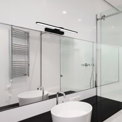 Aplique SPLASH NEGRO 40cm 8W LED