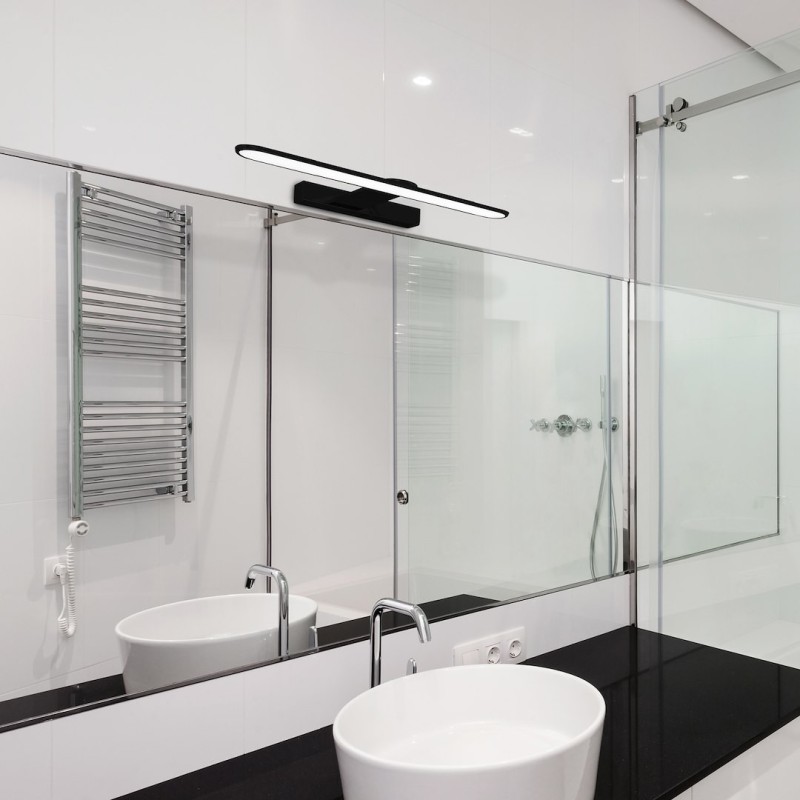 Настінний світильник SPLASH BLACK 40 см 8W LED