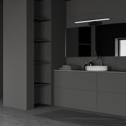 SPLASH BLACK Wall Lamp 40cm 8W LED