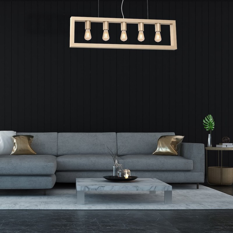 Lámpara colgante MACK 5xE27