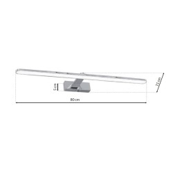 SPLASH CHROME Wall Lamp 80cm 16W LED