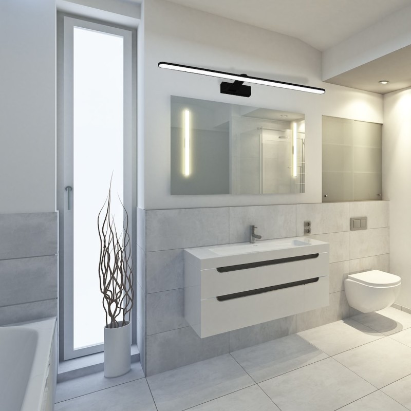 Wandleuchte SPLASH BLACK 100cm 21W LED