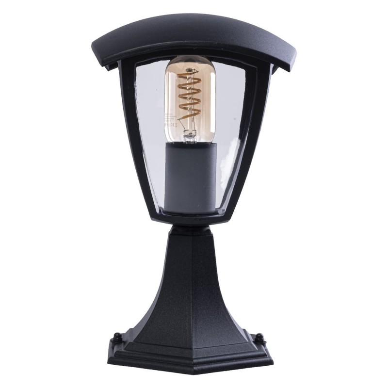 FOX BLACK Standing Garden Lamp Small 1xE27