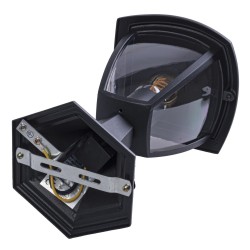 Lampa ogrodowa stojąca FOX BLACK 1xE27 Mała