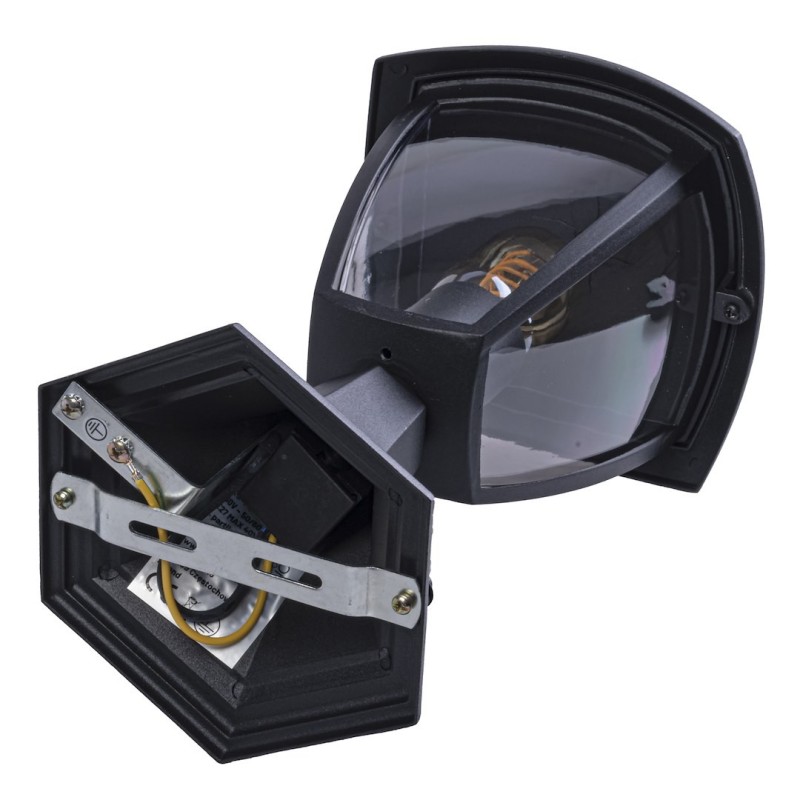 Садовий стоячий світильник FOX BLACK 1xE27 Малий