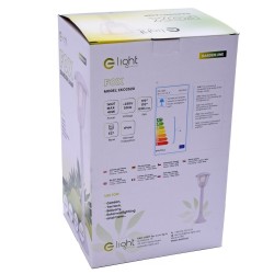 Stehlampe für den Garten Fox 1xE27 Groß Weiß
