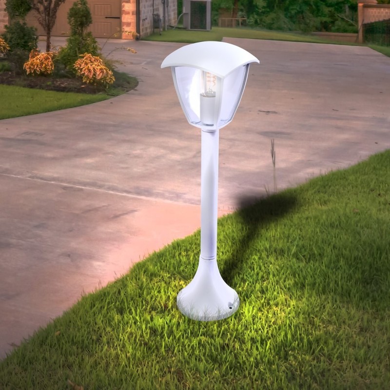 Stehlampe für den Garten Fox 1xE27 Groß Weiß